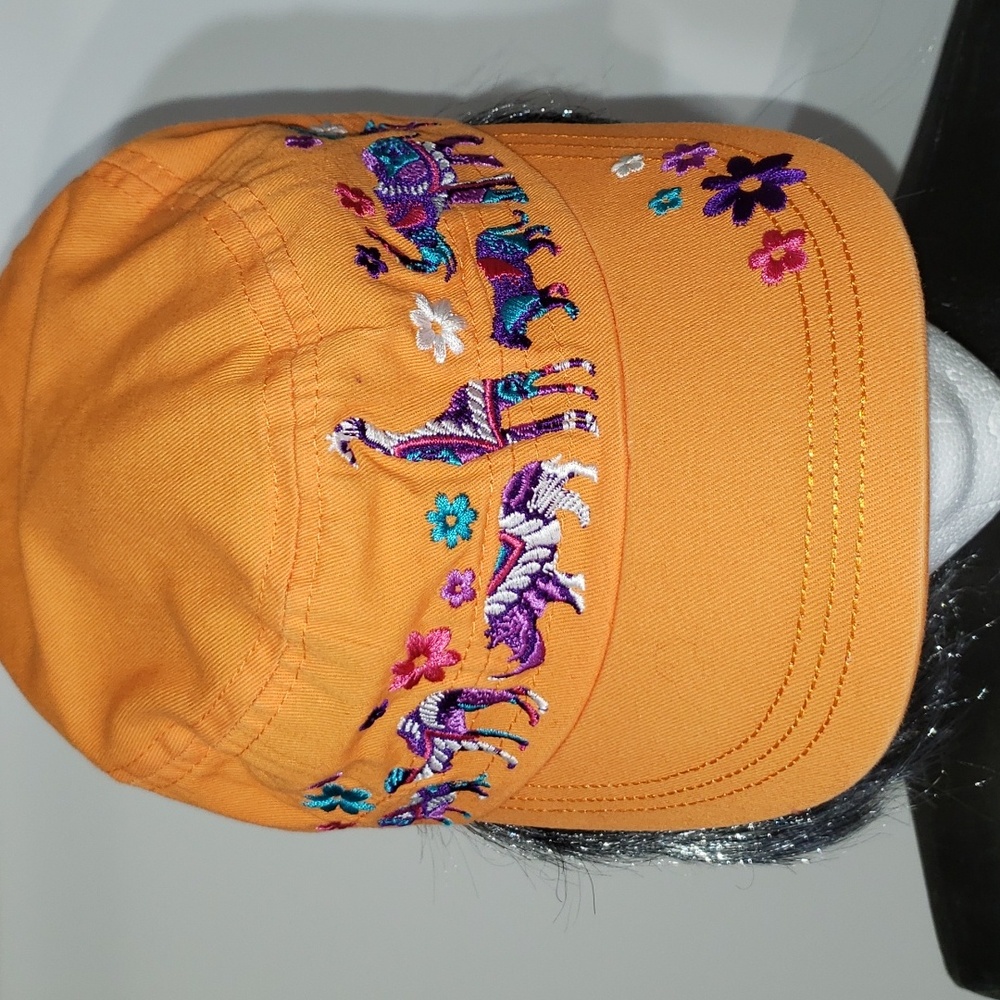 Kid Tees Ballcap Hat Embroidered  Animals Size OneSize Kids
